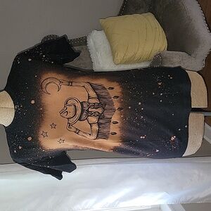 Cowgirl Black and Tan Graphic T-Shirt